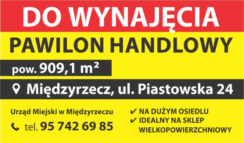 Ilustracja do informacji: Oferta na wynajem pawilonu handlowego