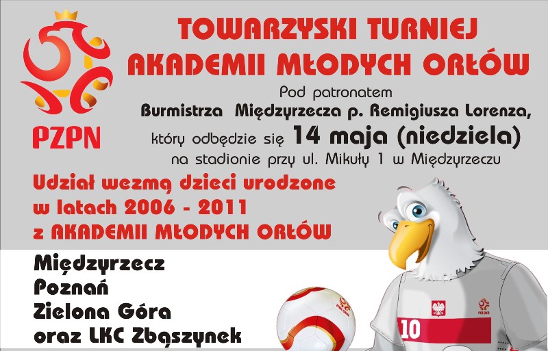 Ilustracja do informacji: Zapraszamy na Towarzyski Turniej Akademii Młodych Orłów
