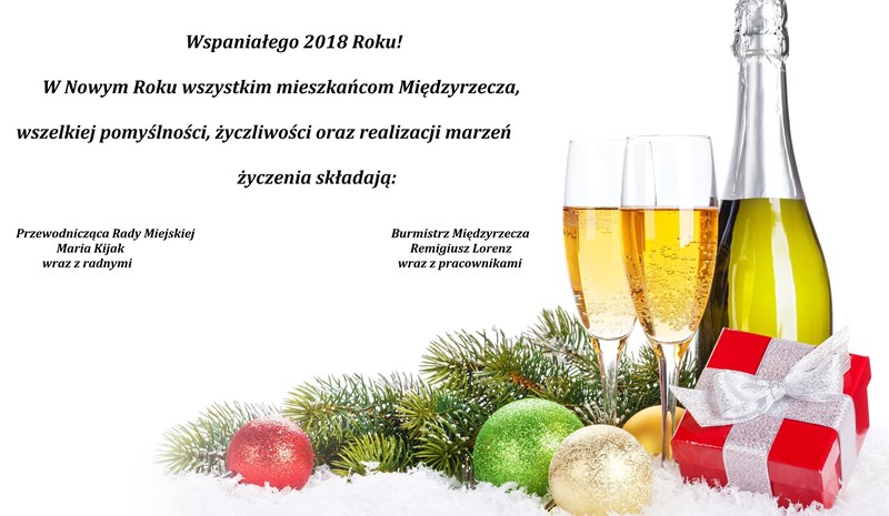 Ilustracja do informacji: Noworoczne życzenia