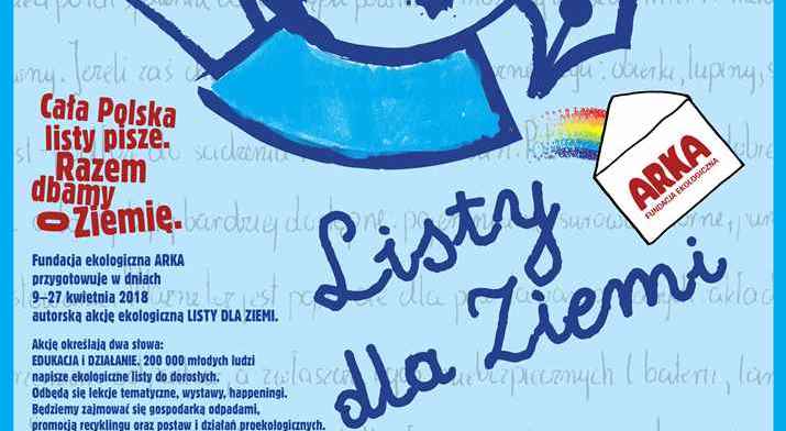 Ilustracja do informacji: Zachęcamy do udziału w akcji Listy dla Ziemi