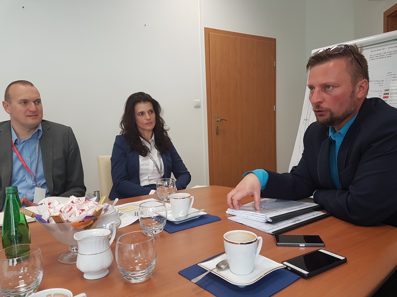 Ilustracja do informacji: Z przedstawicielami BGK o budowie wschodniej obwodnicy miasta