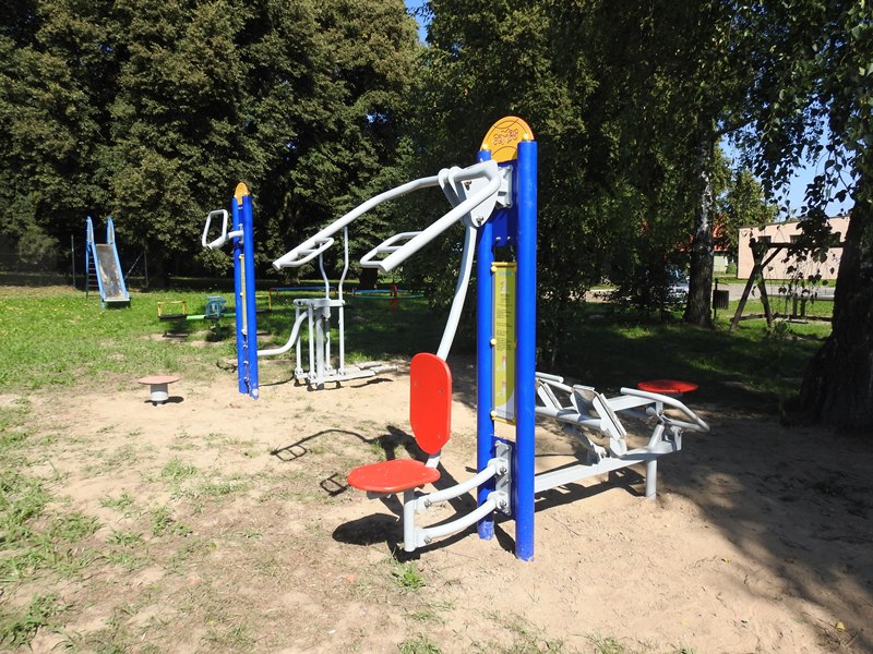 Ilustracja do informacji: Siłownia plenerowa w Kursku