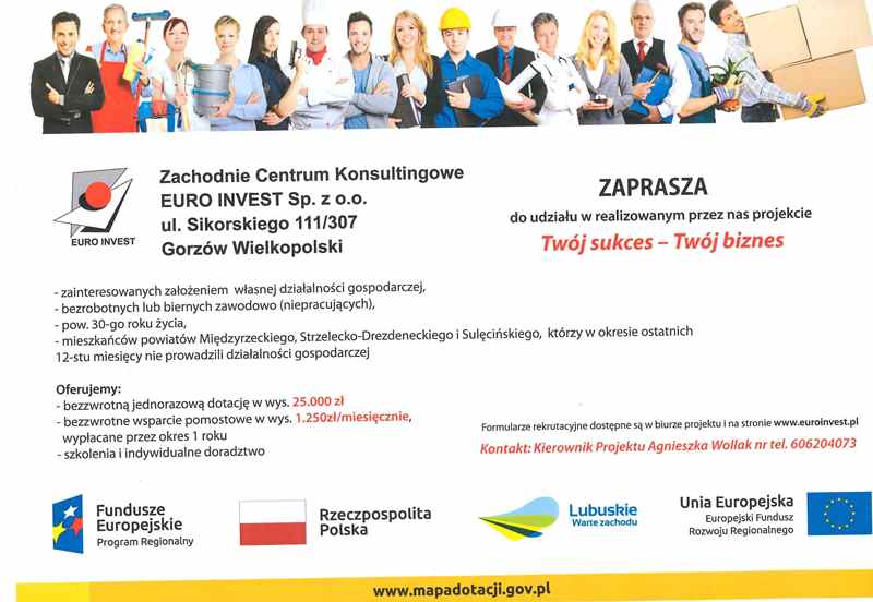 Ilustracja do informacji: Zachęcamy do udziału w projekcie Twój sukces - Twój biznes