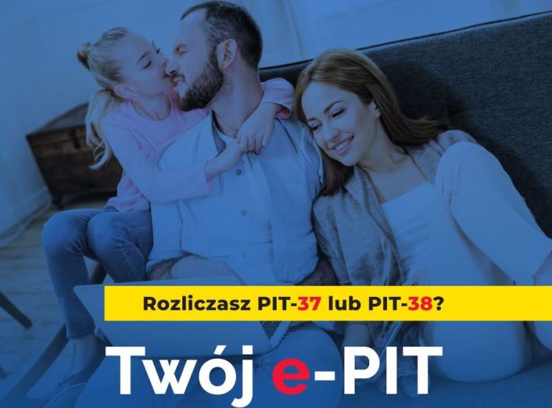 Ilustracja do informacji: Zachęcamy do zapoznania się z usługą Twój e-PIT
