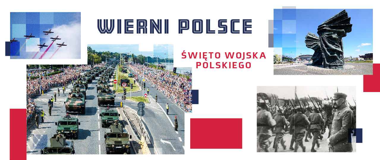 Ilustracja do informacji: Centralne obchody Święta Wojska Polskiego