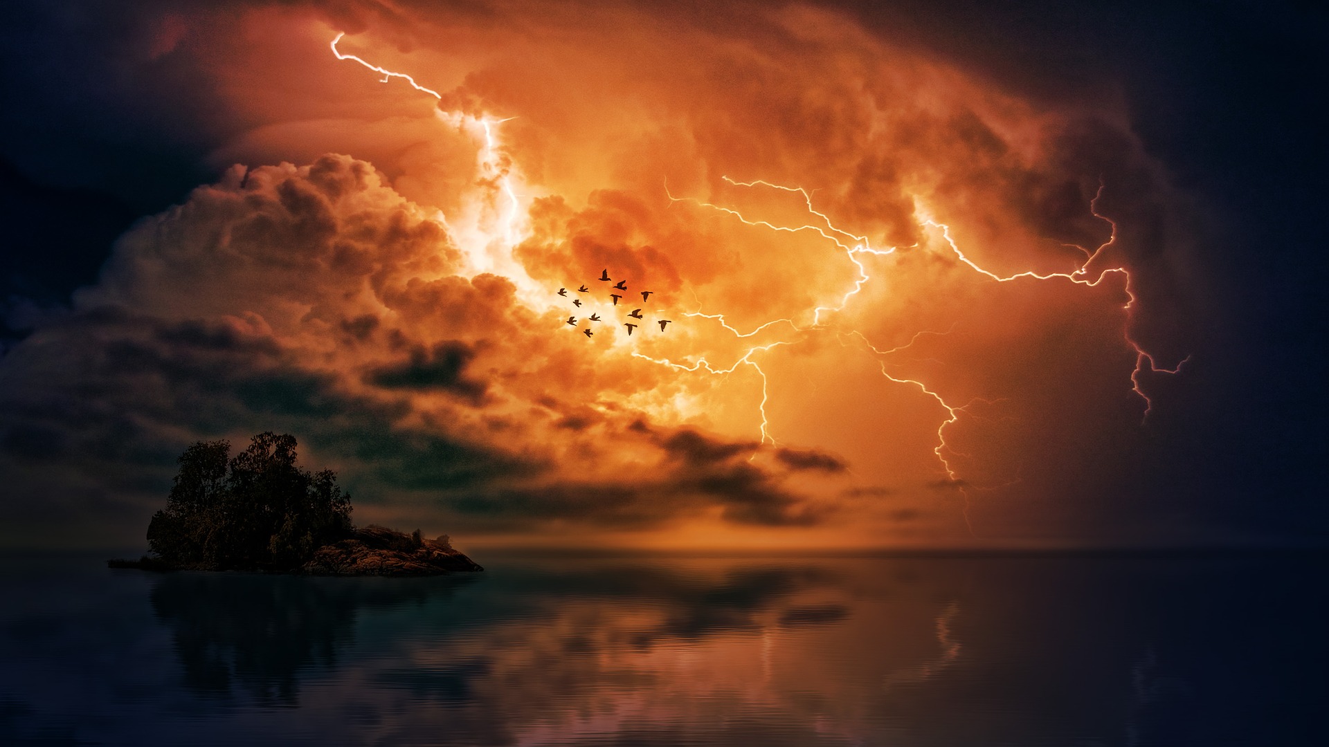 Ilustracja do informacji: Ostrzeżenie meteorologiczne 