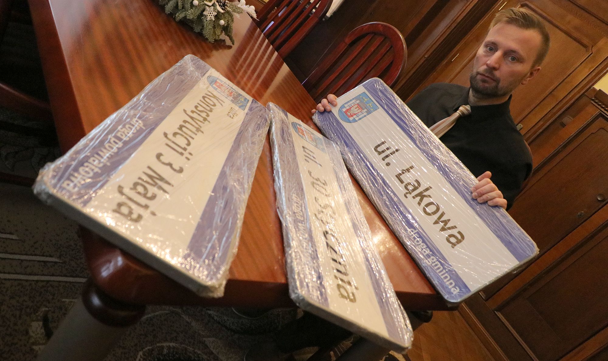 Ilustracja do informacji: Nowe tablice z nazwami ulic