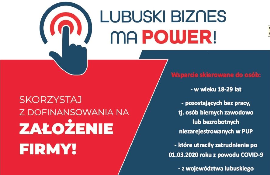 Ilustracja do informacji: Nabór dokumentów do projektu „Lubuski Biznes ma Power”