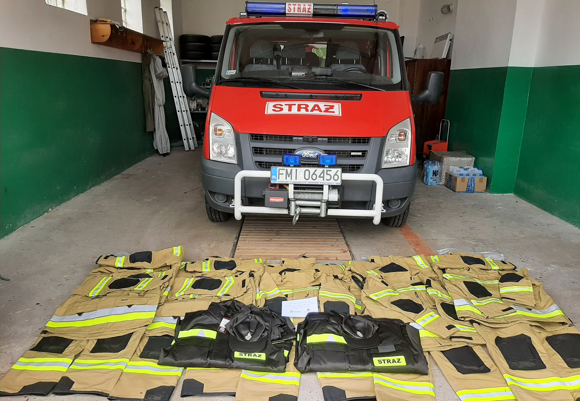 Ilustracja do informacji: Nowoczesny sprzęt ratowniczy dla międzyrzeckich strażaków-ochotników 