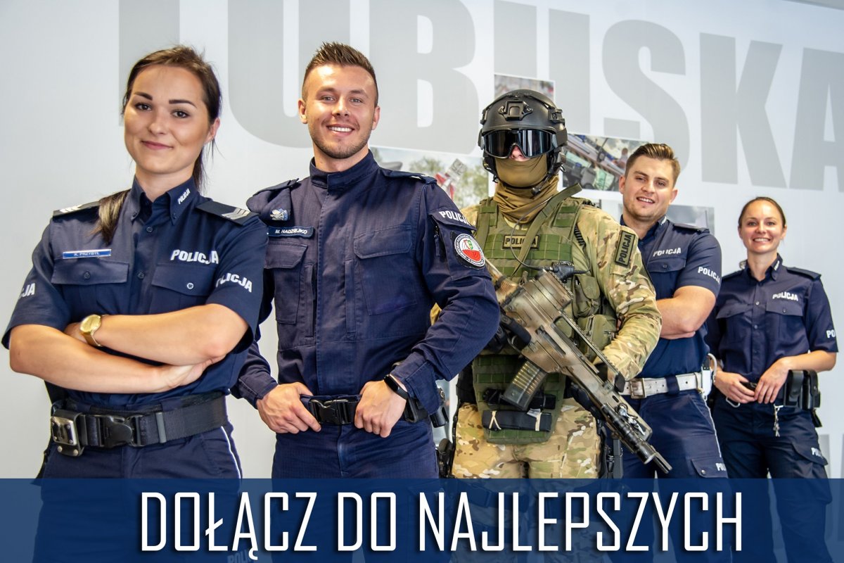 Ilustracja do informacji: Lubuska policja zachęca: Dołącz do najlepszych!