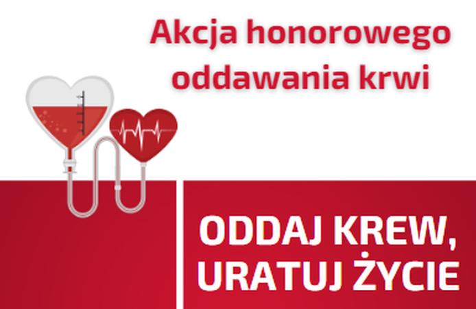 Ilustracja do informacji: Oddaj krew, uratuj życie