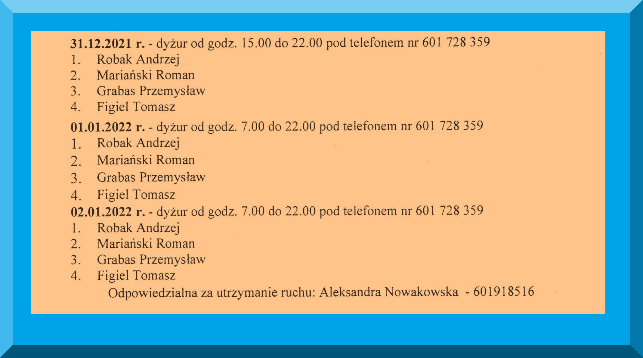 Ilustracja do informacji: Dyżury MPWiK w Sylwestra i Nowy Rok