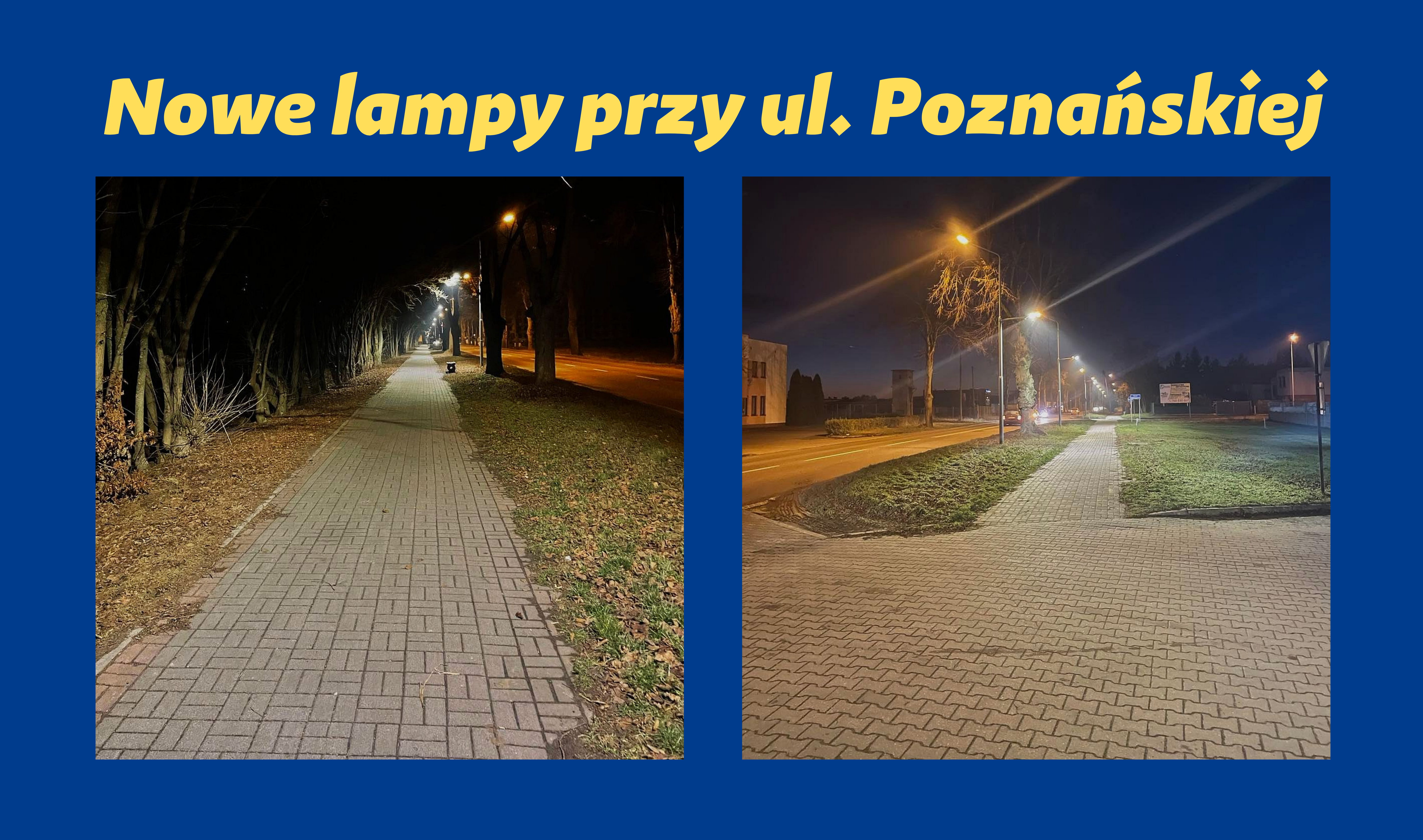 Ilustracja do informacji: Jaśniej na Poznańskiej