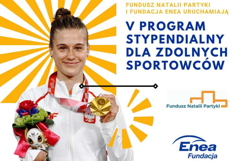 Ilustracja do informacji: Stypendia sportowe Funduszu Natalii Partyki – V edycja wystartowała
