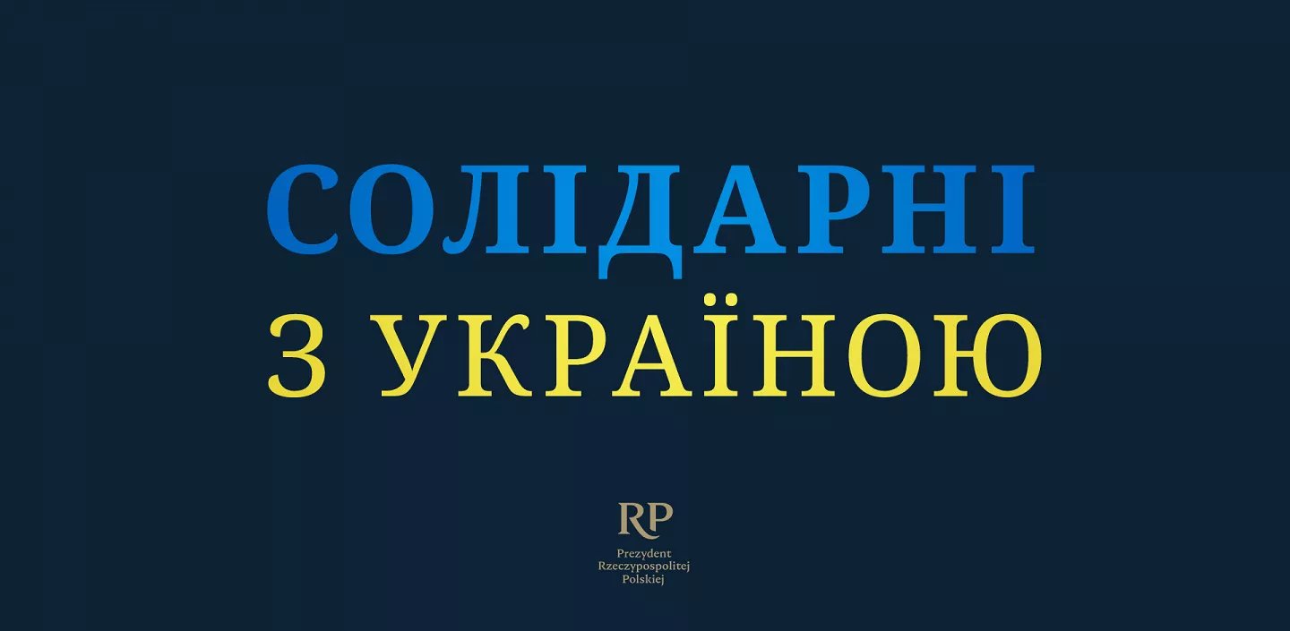 Ilustracja do informacji: Przygotowana przez Kancelarię Prezydenta Rzeczypospolitej Polskiej informacja dla uchodźców z Ukrainy