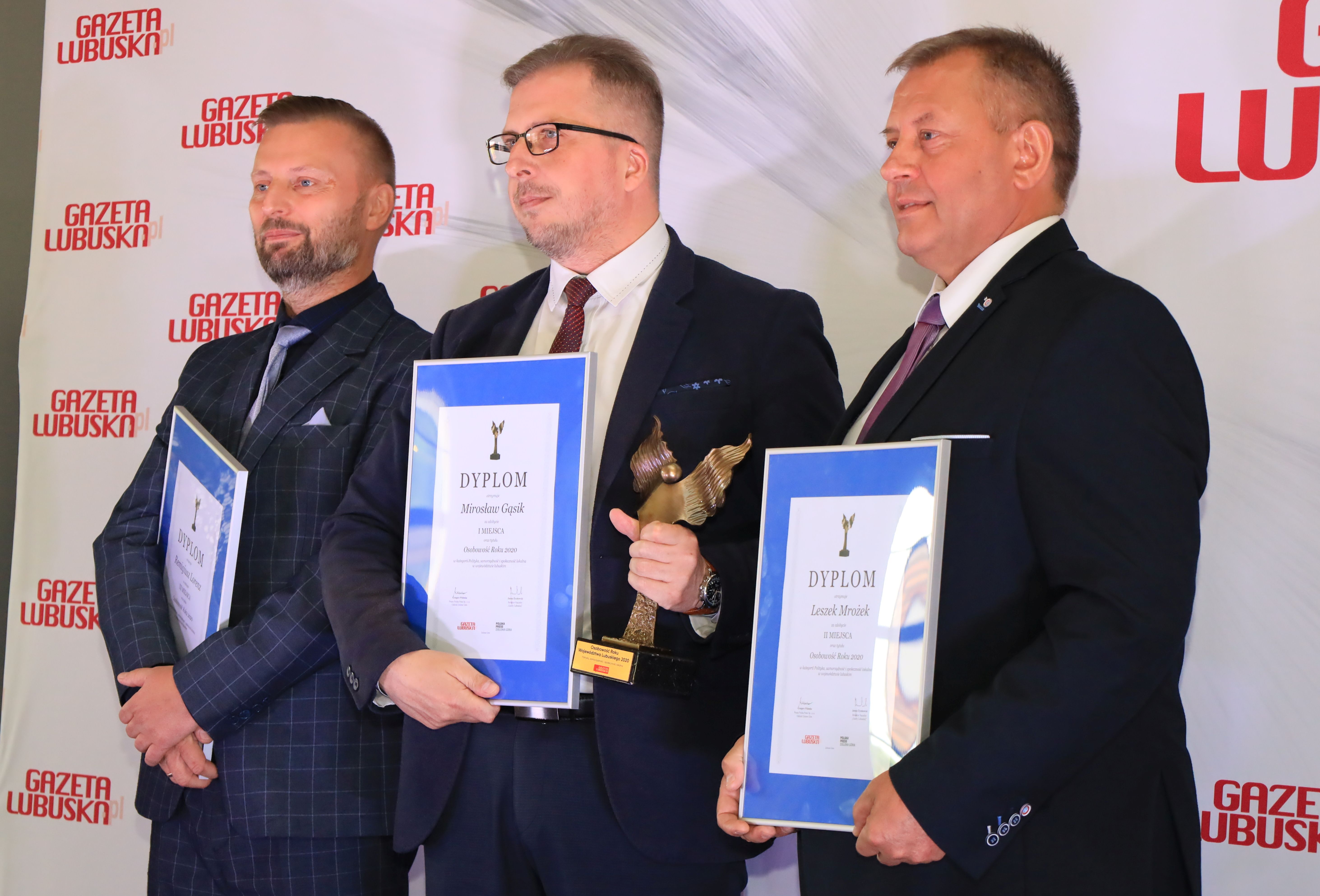 Ilustracja do informacji: Burmistrz Międzyrzecza Remigiusz Lorenz Osobowością Roku 2020