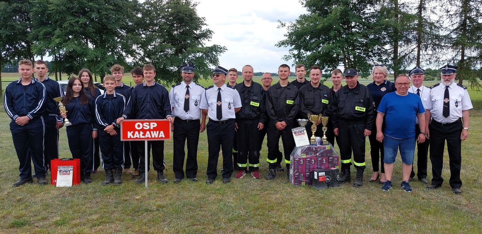 Ilustracja do informacji: Strażacki maraton pod dyktando druhów i druhen z Kaławy!