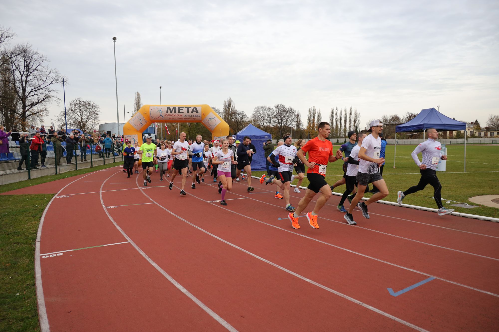 Ilustracja do informacji: Pobiegli dla Niepodległej 