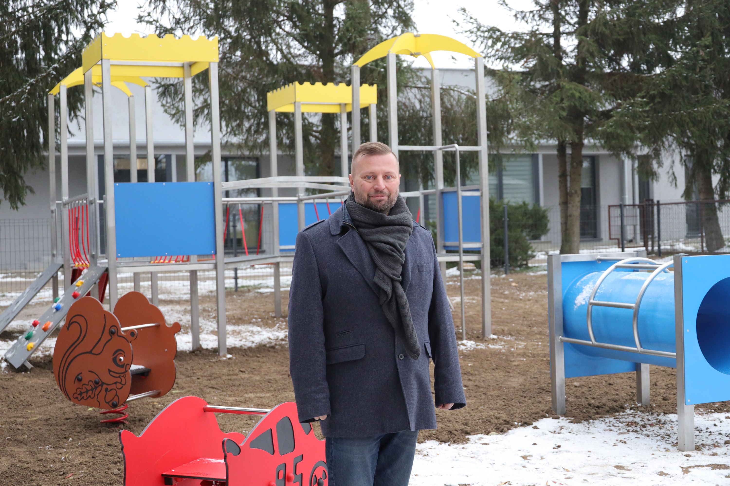 Ilustracja do informacji: Nowy plac zabaw w Pniewie
