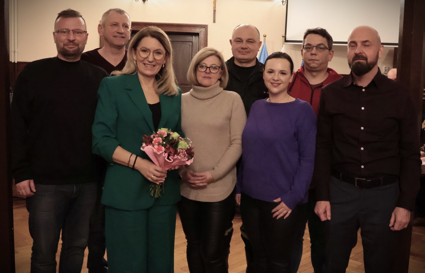 Ilustracja do informacji: W Kuźniku bez zmian. Sołectwem ponownie rządzi Irena Klepczarek!