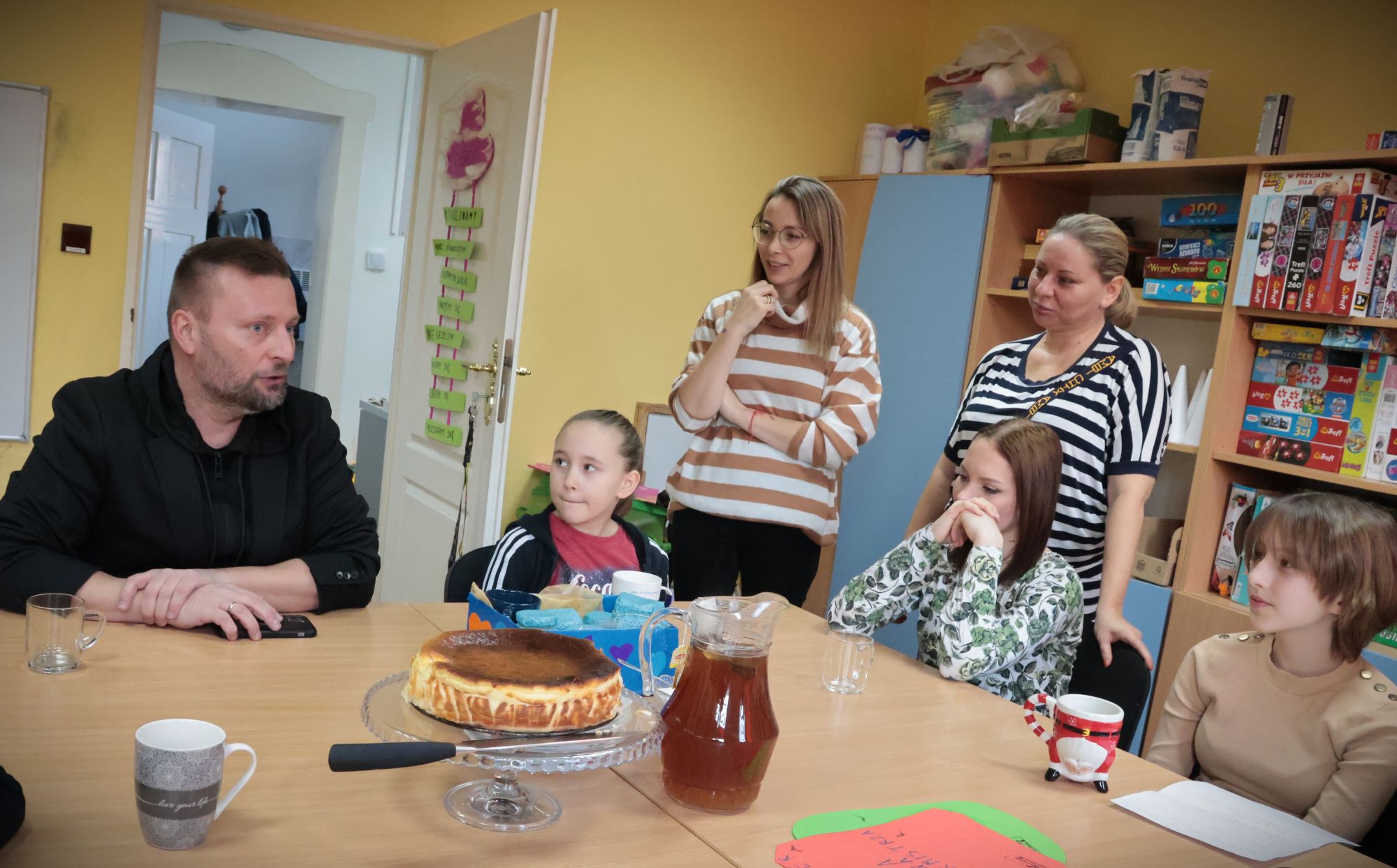 Ilustracja do informacji: Dzieci z Nietoperka spotkały się z burmistrzem Remigiuszem Lorenzem 