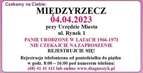 Ilustracja do informacji: Zachęcamy Panie do badań mammograficznych 