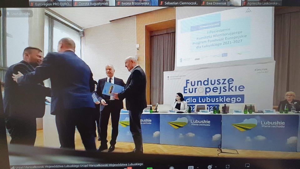 Ilustracja do informacji: Burmistrz w komitecie monitorującym fundusze unijne