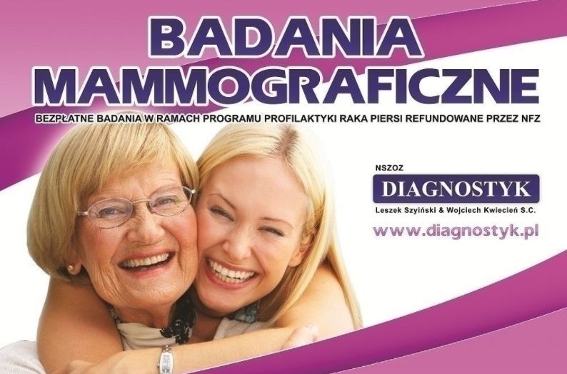 Ilustracja do informacji: Bezpłatne badania mammograficzne w Międzyrzeczu