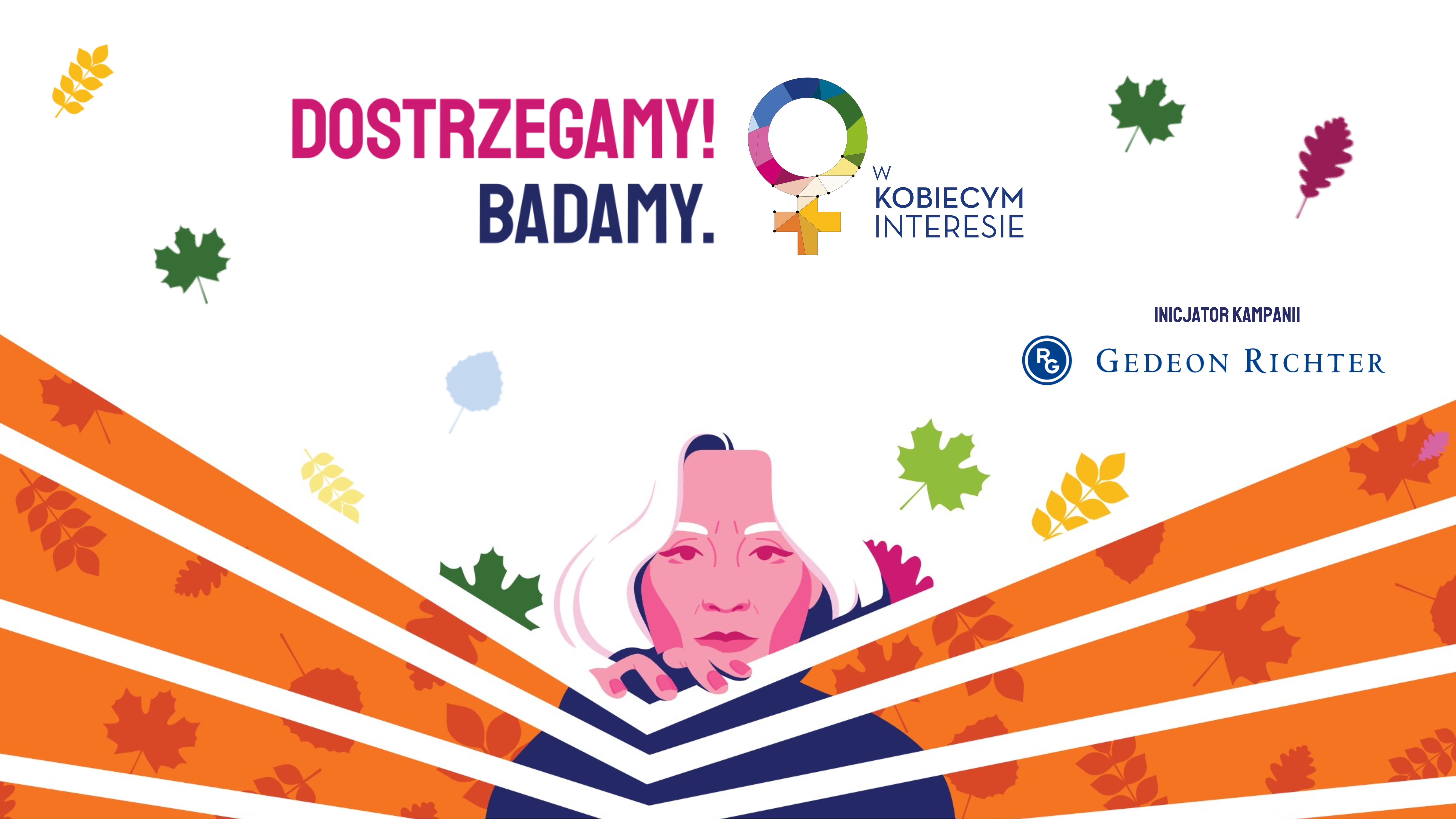Ilustracja do informacji: Kampania: Dostrzegamy! Badamy. W kobiecym interesie. 