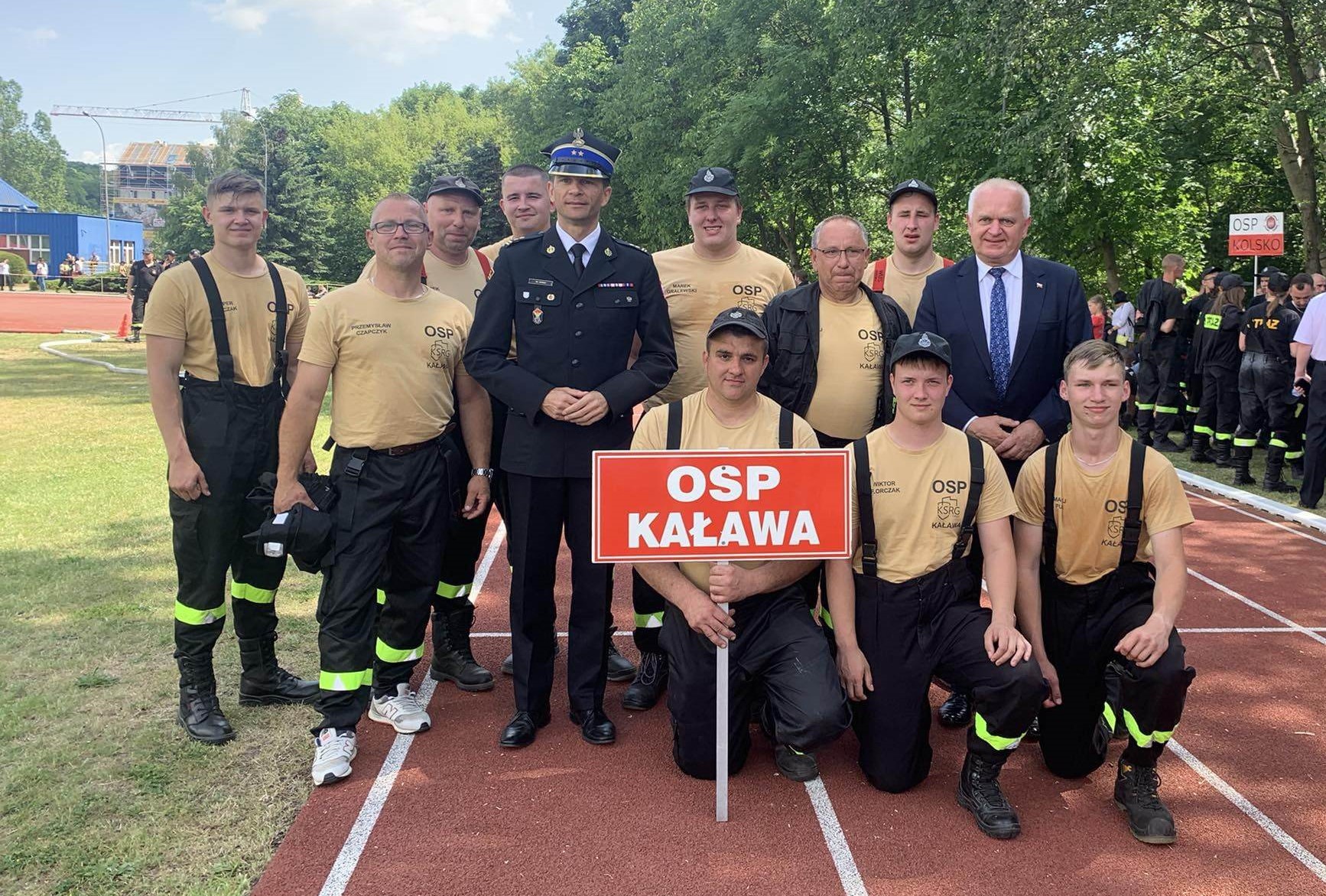 Ilustracja do informacji: Strażacy z OSP KSRG Kaława na podium!