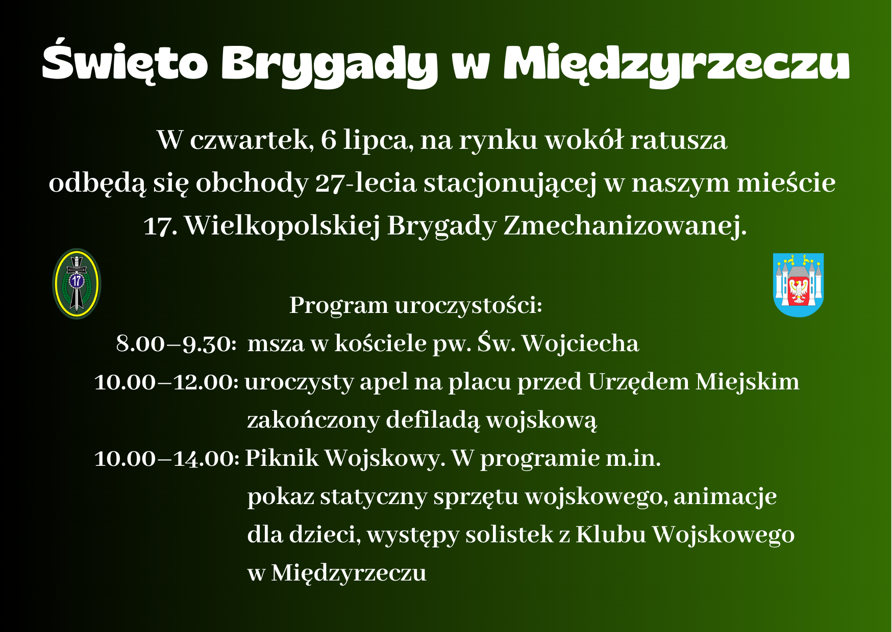 Ilustracja do informacji: Święto Brygady