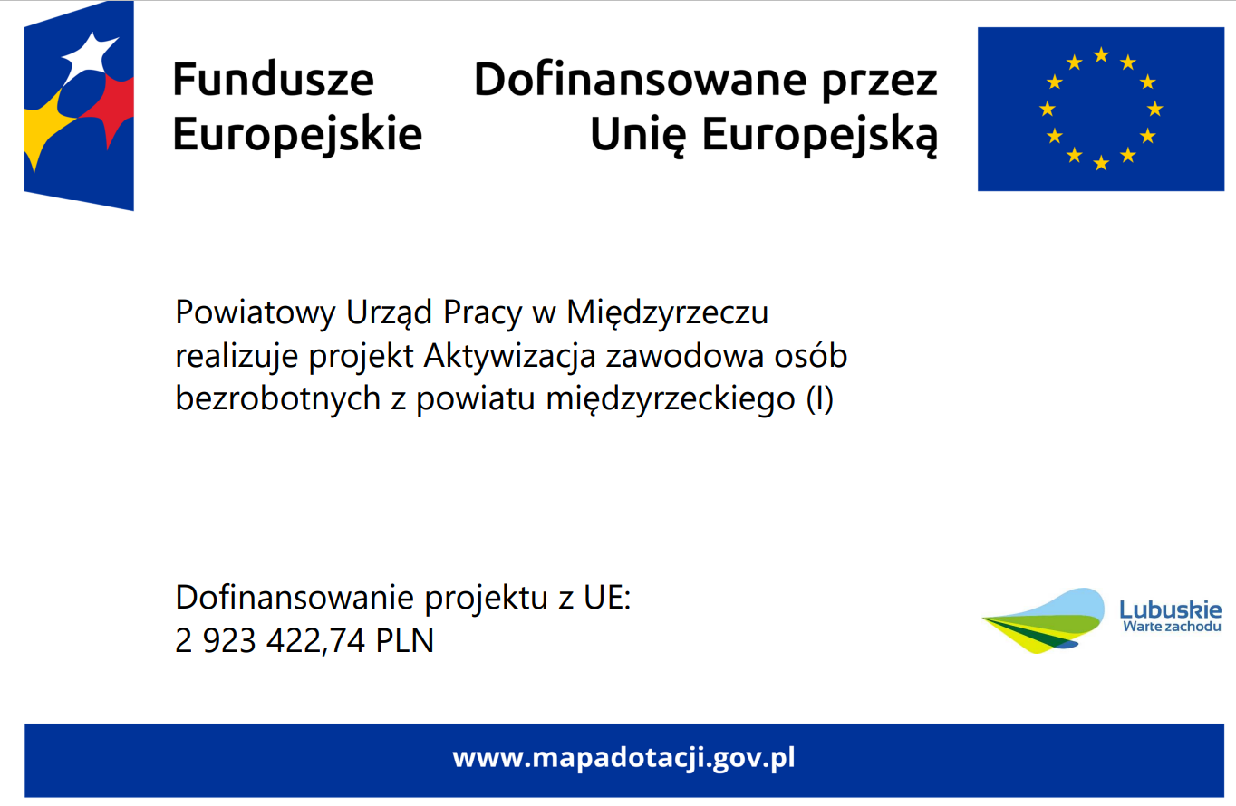Ilustracja do informacji: Aktywizacja zawodowa osób bezrobotnych z powiatu międzyrzeckiego 