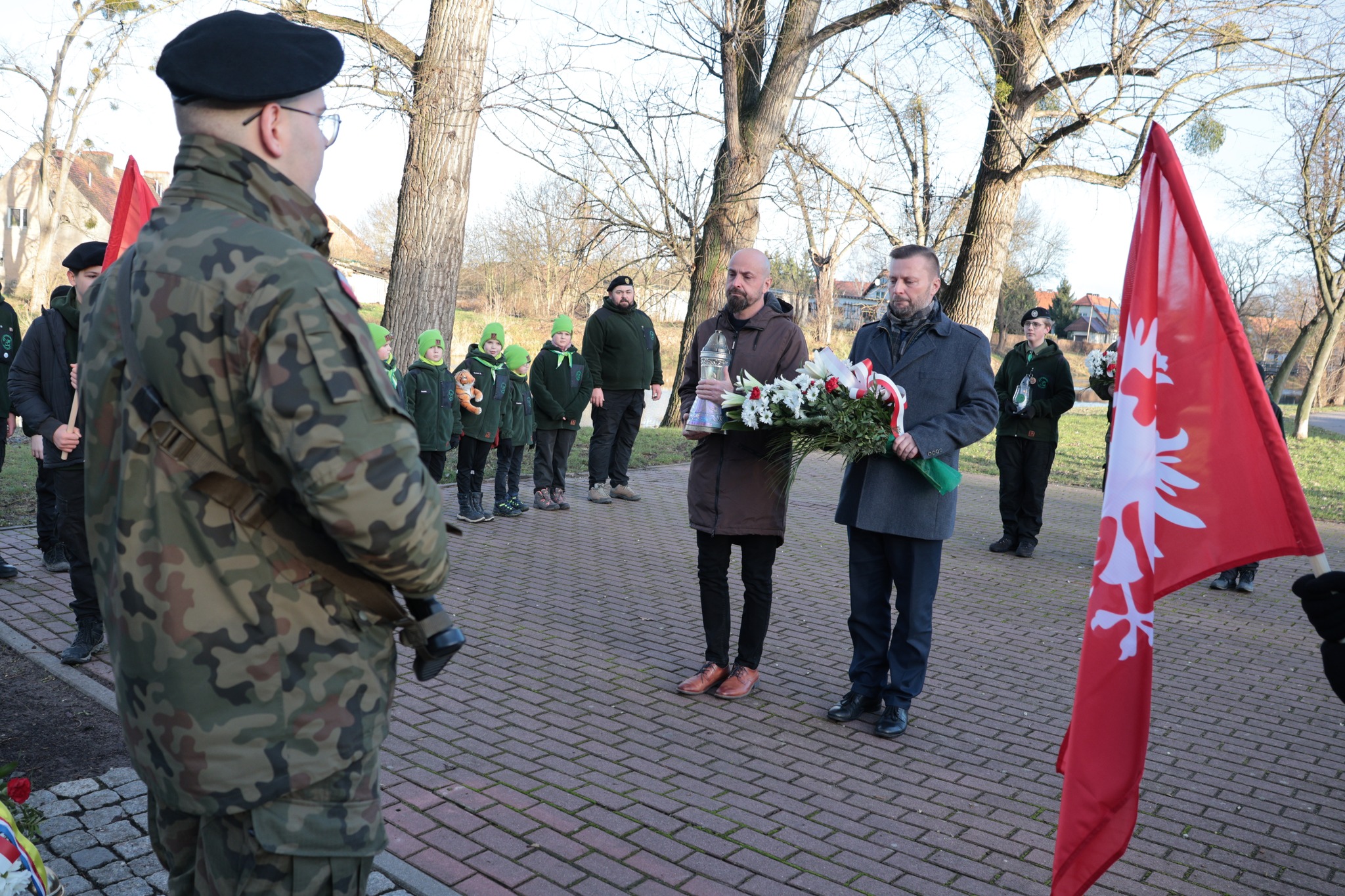Ilustracja do informacji: Międzyrzecz uczcił bohaterskich powstańców