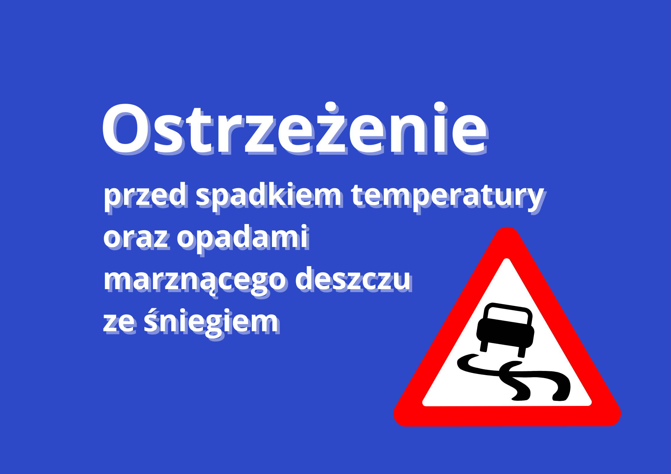 Ilustracja do informacji: Ostrzeżenie meteorologiczne
