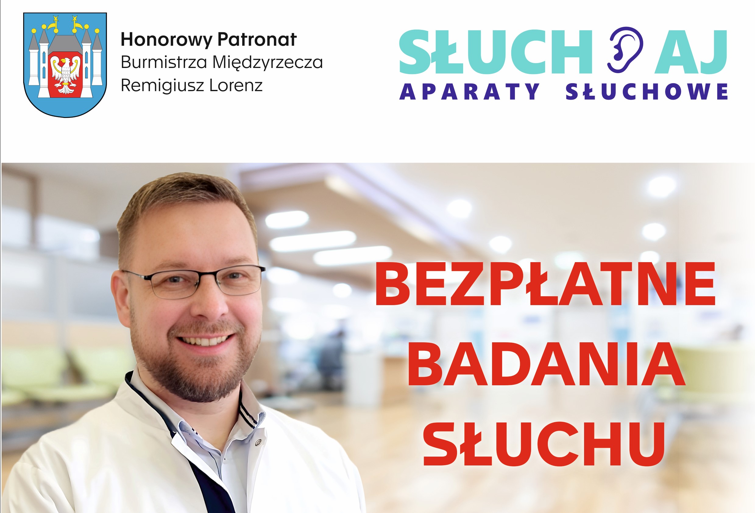 Ilustracja do informacji: Bezpłatne badania słuchu