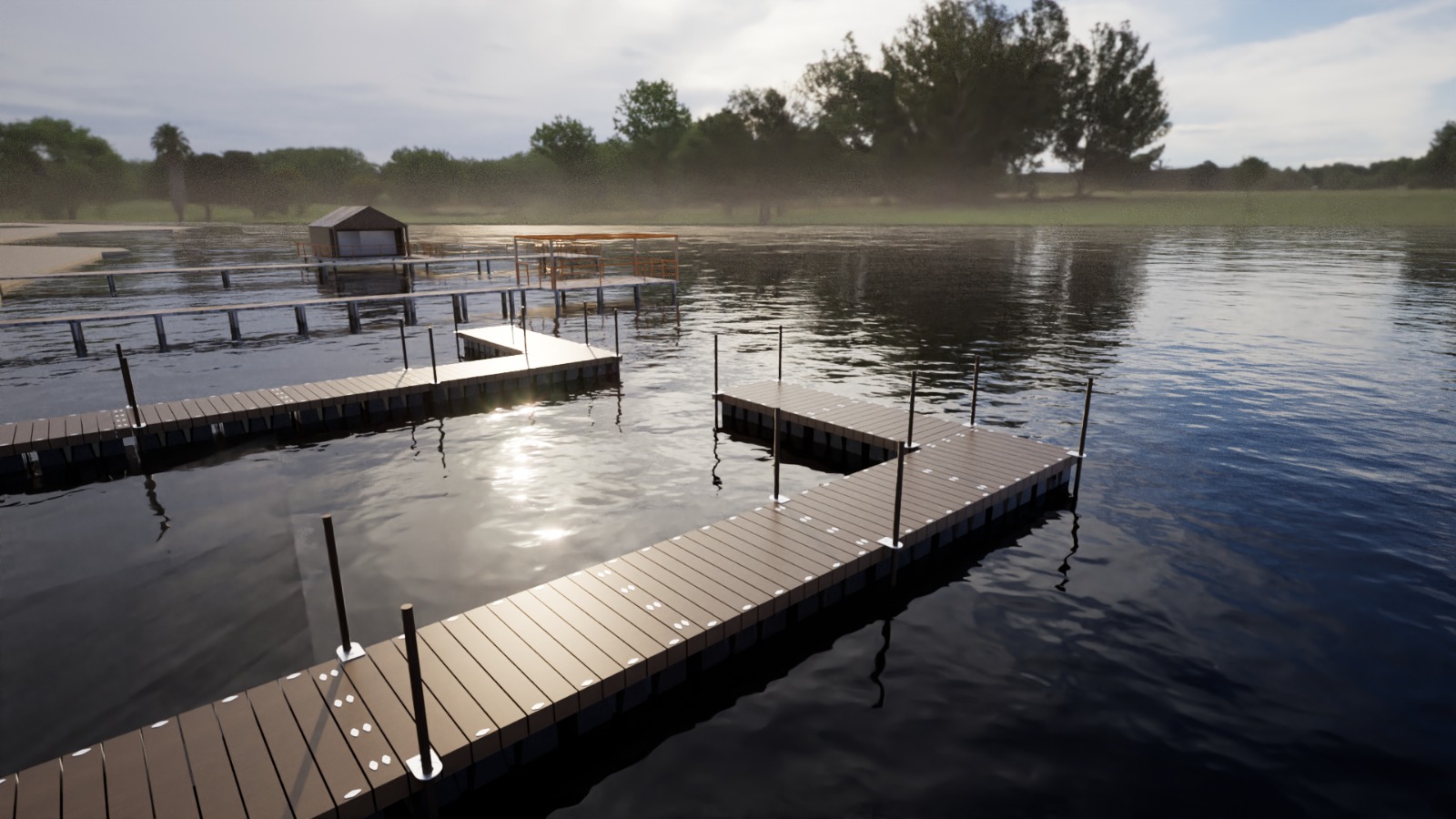 Ilustracja do informacji: Rewitalizacja ośrodka wypoczynkowego nad jez. Głębokie