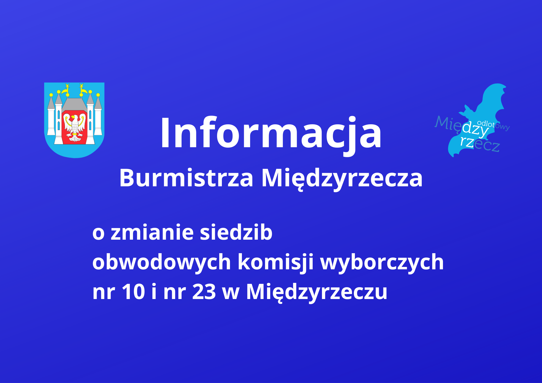 Ilustracja do informacji: Informacja burmistrza Międzyrzecza