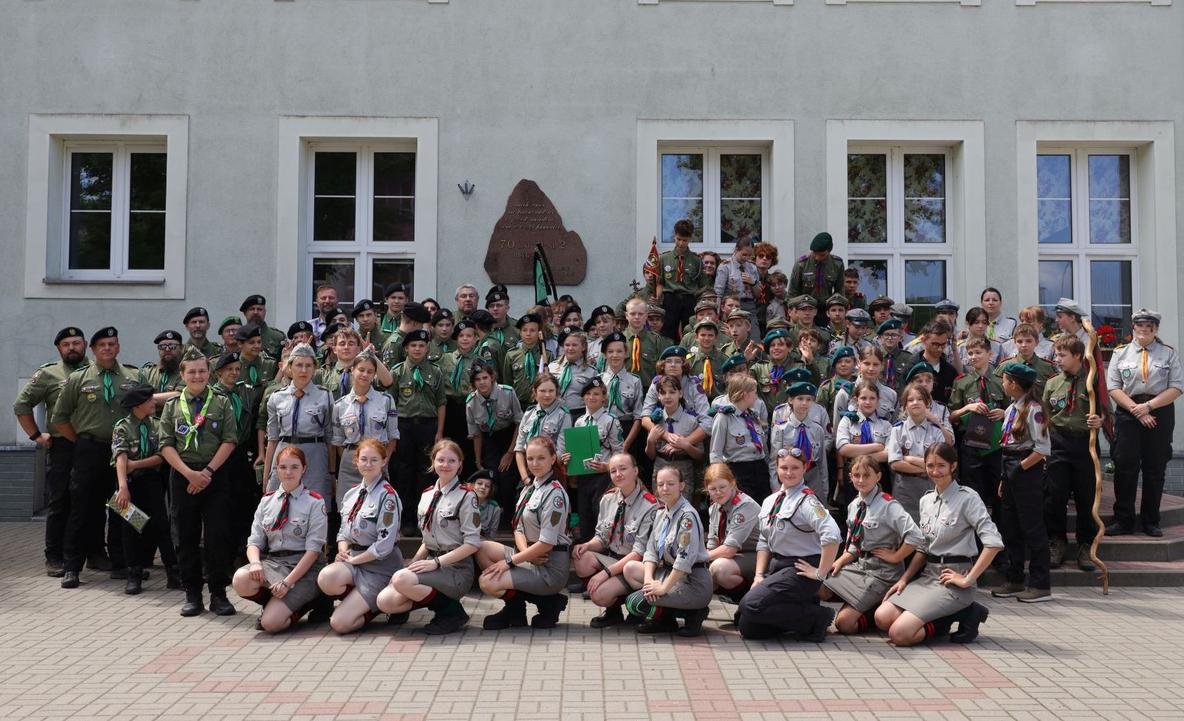 Ilustracja do informacji: Harcerski rajd Szlakiem Stalowych Kopuł