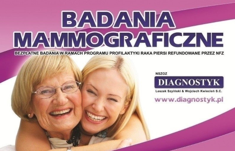 Ilustracja do informacji: Badania mammograficzne 