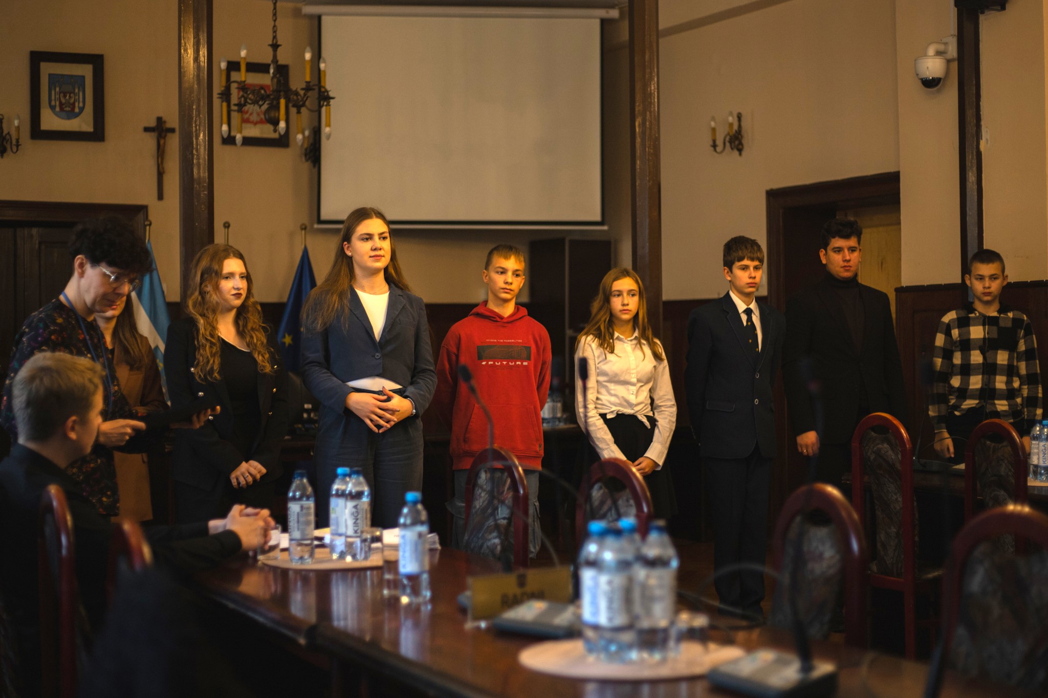 Ilustracja do informacji: Młodzi radni złożyli ślubowanie