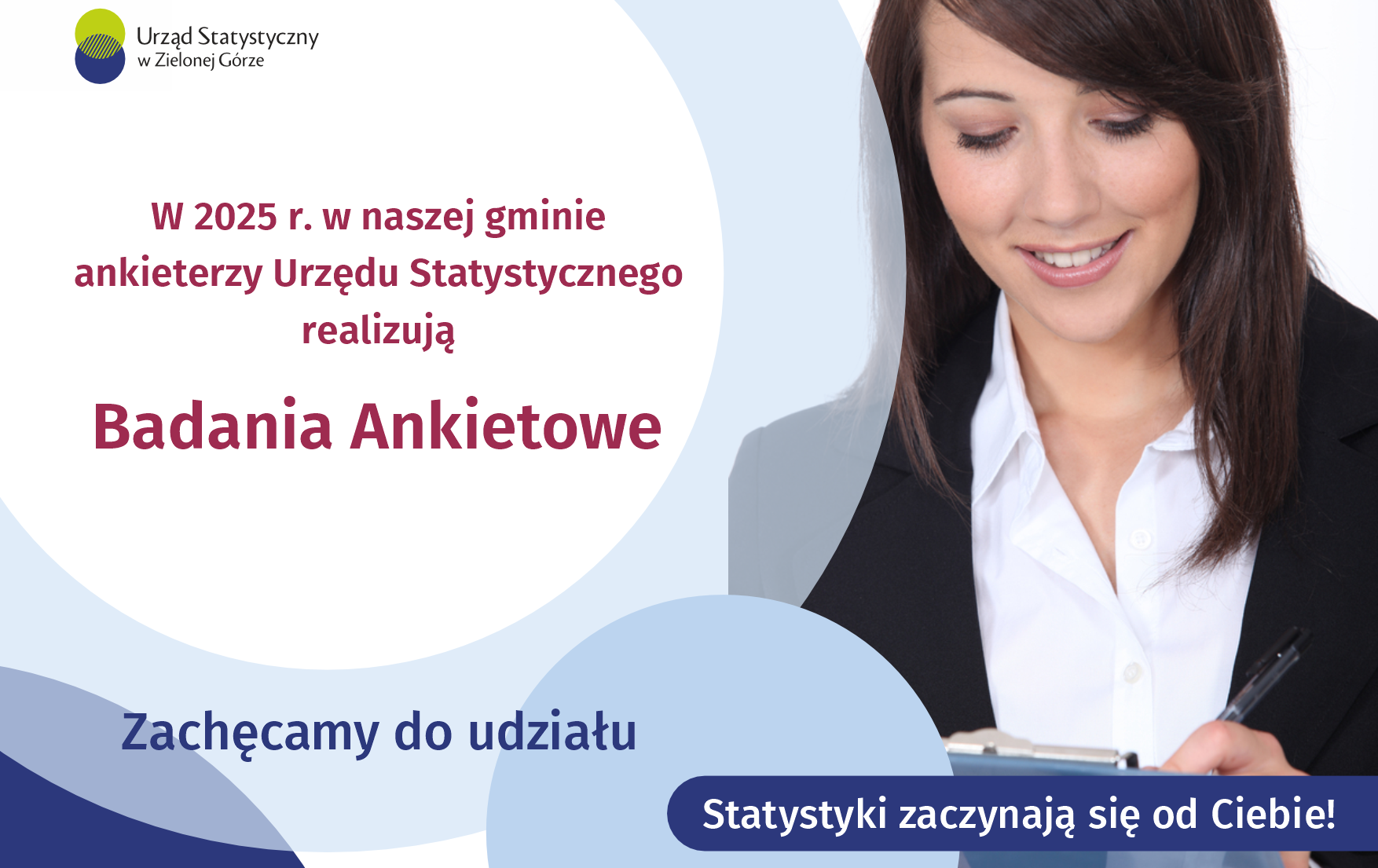 Ilustracja do informacji: Uwaga Mieszkańcy! Ankieterzy Urzędu Statystycznego prowadzą badania w naszej gminie
