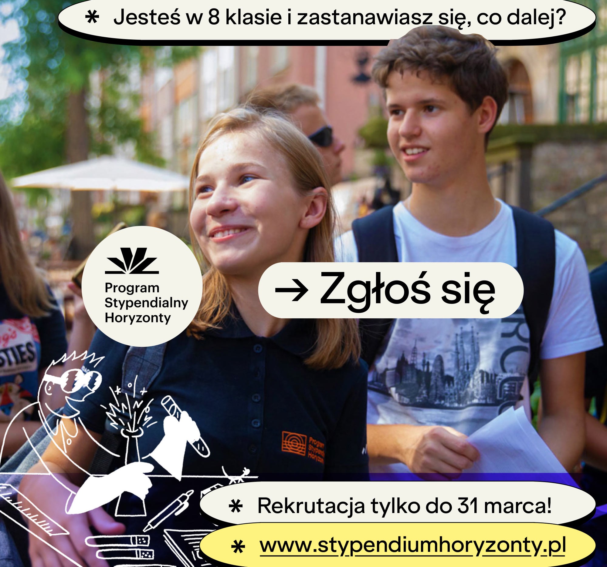 Ilustracja do informacji: W poszukiwaniu swojej drogi ze Stypendium Horyzonty