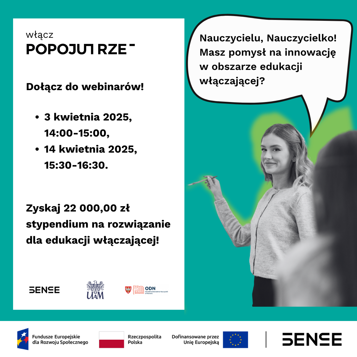 Ilustracja do informacji: Zaproszenie do udziału w projekcie „Włącz POPOJUTRZE!” oraz bezpłatnych webinarach