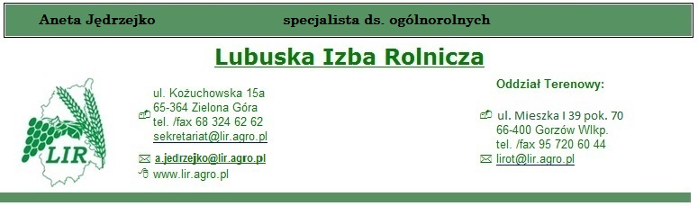 Ilustracja do informacji: Lubuska Izba Rolnicza prowadzi nabór na kolonię