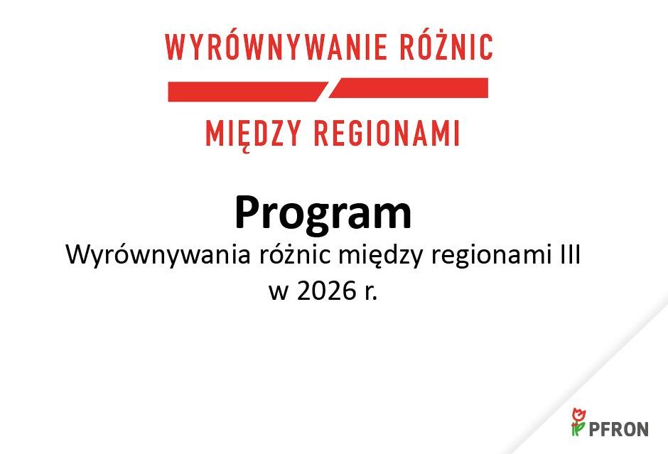 Ilustracja do informacji: Wyrównywanie różnic między regionami