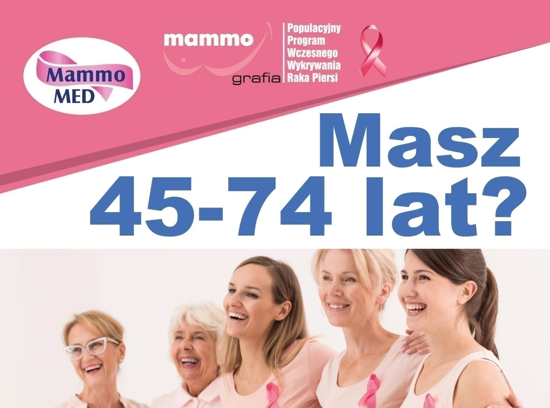 Ilustracja do informacji: Badania mammograficzne w Międzyrzeczu 