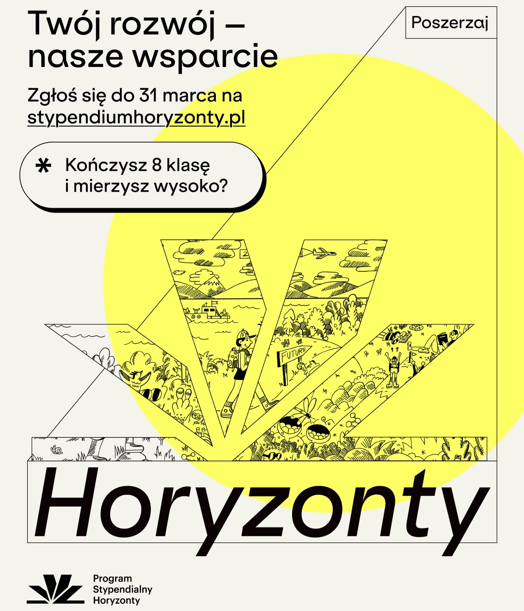 Ilustracja do informacji: Poszerzaj Horyzonty
