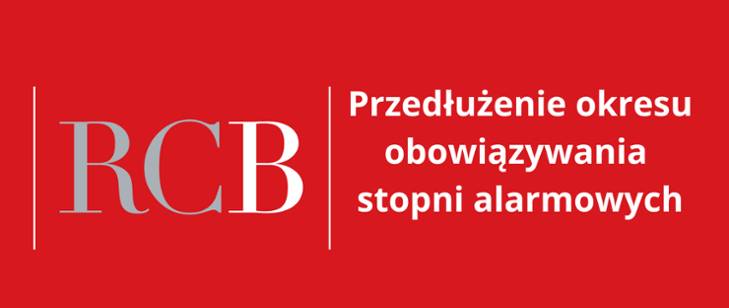 Ilustracja do informacji: Przedłużenie stopni alarmowych 