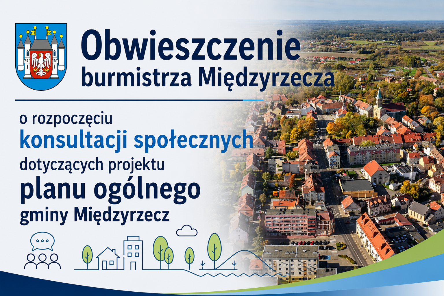 Ilustracja do informacji: Obwieszczenie Burmistrza Międzyrzecza 
