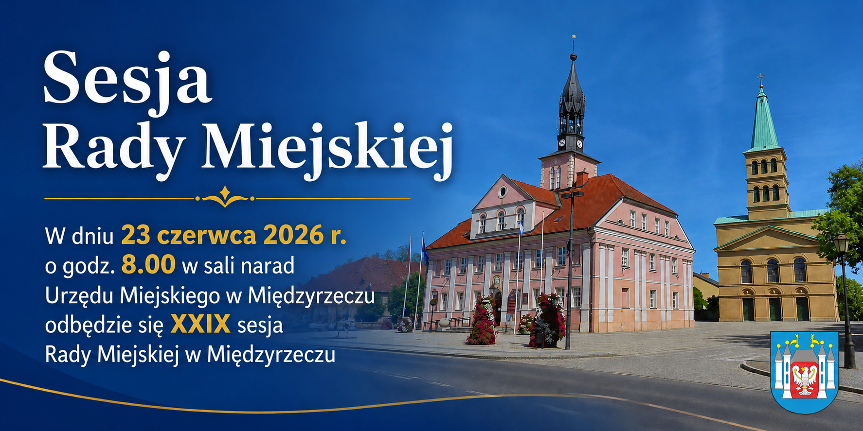 Ilustracja do informacji: Sesja Rady Miejskiej